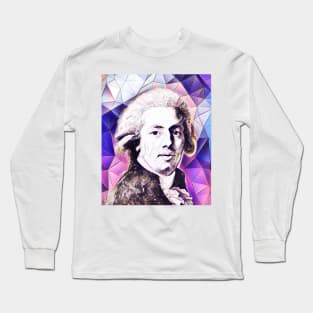 Fausto Elhuyar Pink Portrait | Fausto Elhuyar Artwork 9 Long Sleeve T-Shirt